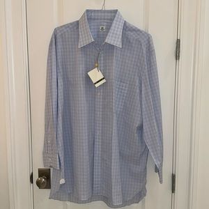 Men's dress shirt Italian made NWT